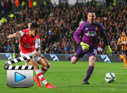 ฮัลล์ ซิตี้ -vs- อาร์เซน่อล , Hull City	1-3	Arsenal