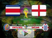 คอสตาริก้า -vs- อังกฤษ Costa Rica	 0:0	 England