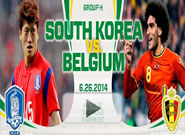 เกาหลีใต้ -vs- เบลเยี่ยม South Korea 0:1	 Belgium