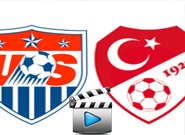 สหรัฐ -vs- ตุรกี USA	 2 - 1	 Turkey