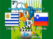 อุรุกวัย vs สโลวีเนีย Uruguay	 2 - 0	 Slovenia