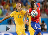 ชิลี-vs-ออสเตรเลีย Chile 3-1 Australia