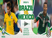 บราซิล -vs- เม็กซิโก Brazil 0	-0 Mexico