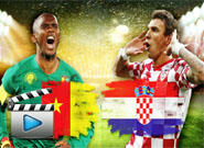 แคเมอรูน VSโครเอเชีย Cameroon 0-4 Croatia