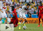 เยอรมัน -vs- กานา Germany 2:2	 Ghana