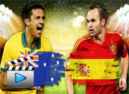 ออสเตรเลียvsสเปน Australia 0-3 Spain