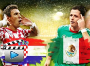 โครเอเชีย vsเม็กซิโก Croatia 1-3 Mexico