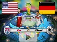 สหรัฐฯ -vs- เยอรมัน USA	  0:1 Germany