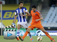 เรอัล โซเซียดัด -vs- บาเลนเซีย , Real Sociedad 1-1 Valencia