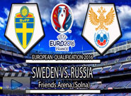 สวีเดน -vs- รัสเซีย Sweden	1-1	 Russia