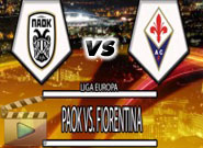 พีเอโอเค -vs- ฟิออเรนติน่า PAOK Thessaloniki FC 0:1 Fiorentina