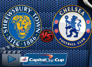 ชรูว์สบิวรี่ -vs- เชลซี Shrewsbury	 1-2	 Chelsea