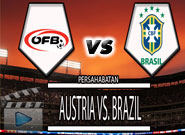 ออสเตรีย -vs- บราซิล AUSTRIA 1-2 BRAZIL