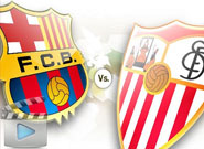 บาร์เซโลน่า -vs- เซบีญ่า Barcelona	 5-1 	Sevilla