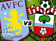 แอสตัน วิลล่า -vs- เซาท์แฮมป์ตัน Aston Villa	 1-1	Southampton